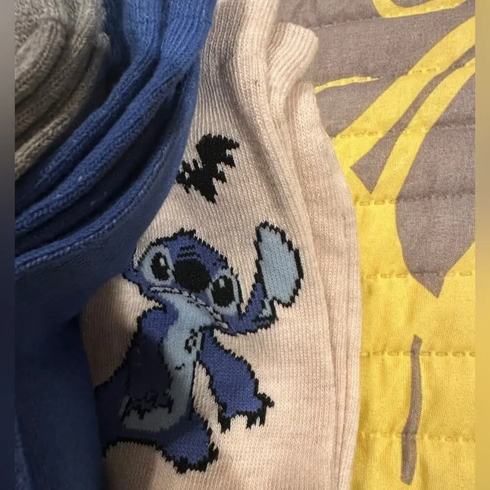 NWT Disney Halloween Lilo and Stitch 626 Socks 3-pack
